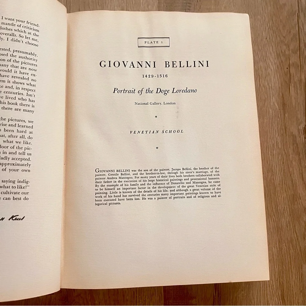 Vtg‎ 1939 Book First Edition, World Famous Paintings, 100 illustration Plates